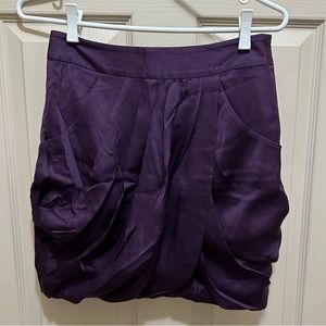 Club Monaco Deep Purple Skirt
